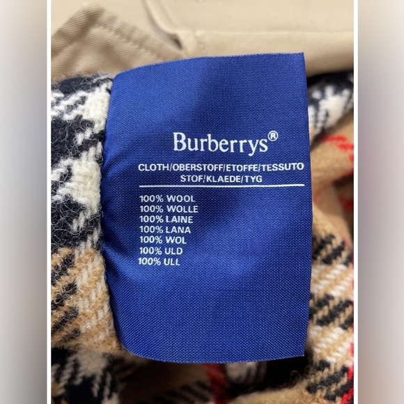 Vintage Burberry’s Trench Coat w/ Wool Lining - Size 6 Long - Picture 9 of 16